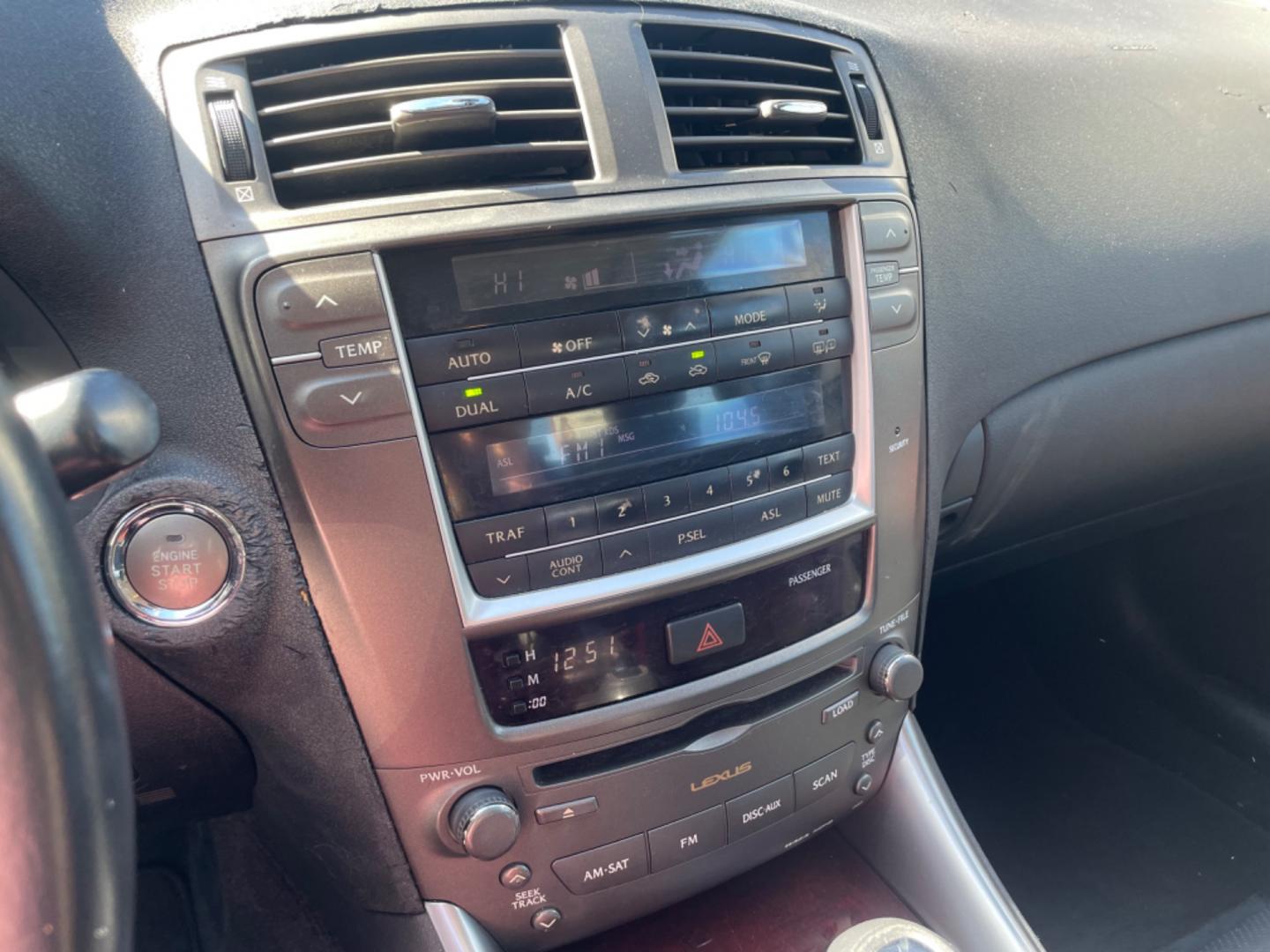 2007 WHITE LEXUS IS 250 BASE (JTHBK262372) with an 2.5L engine, Automatic transmission, located at 5103 Dorchester Rd., Charleston, SC, 29418-5607, (843) 767-1122, 36.245171, -115.228050 - Photo#17